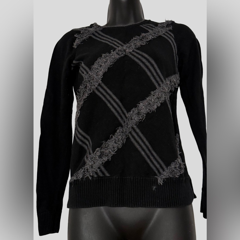 Bass Black and Gray Men's Crewneck Sweater